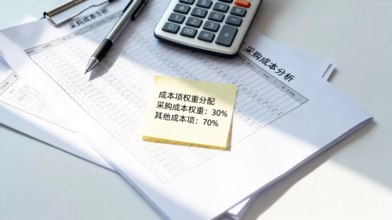 选型时给成本项分配多少权重合适？采购成本权重怎么定，长尾疑问词
