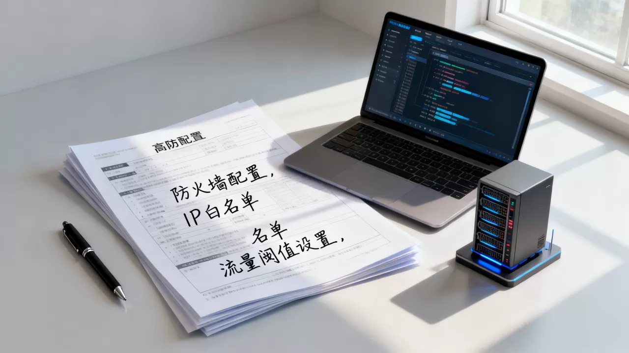 高防配置清单怎么填不漏项？上线前检查必备指南