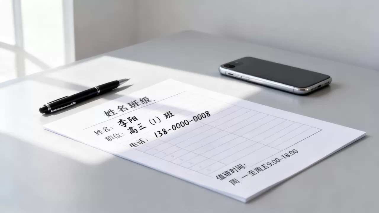 值班联系人清单要写清楚哪些信息,怎么写最规范? 值班联系人清单要写清楚哪些信息,怎么写最规范?
