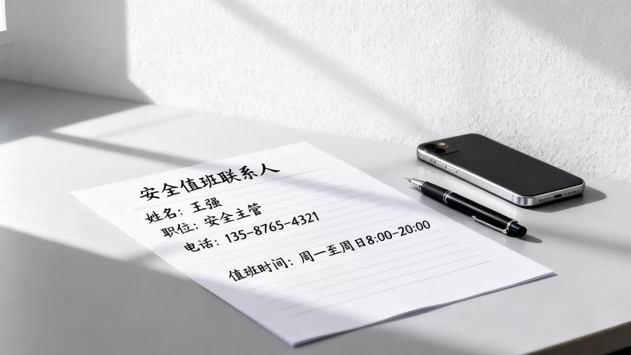 值班联系人清单要写清楚哪些信息,怎么写最规范? 值班联系人清单要写清楚哪些信息,怎么写最规范?