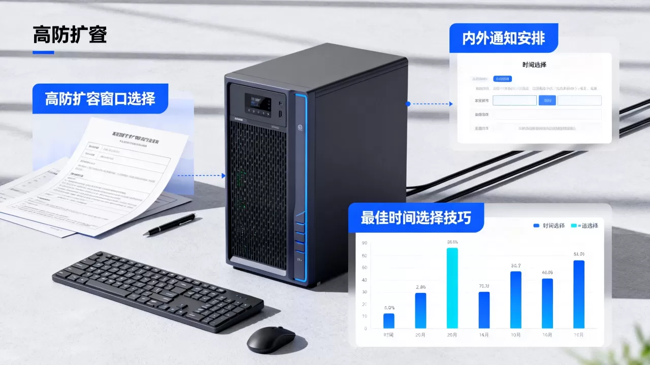 高防扩容窗口怎么选？内外通知如何安排，高防扩容最佳时间选择技巧