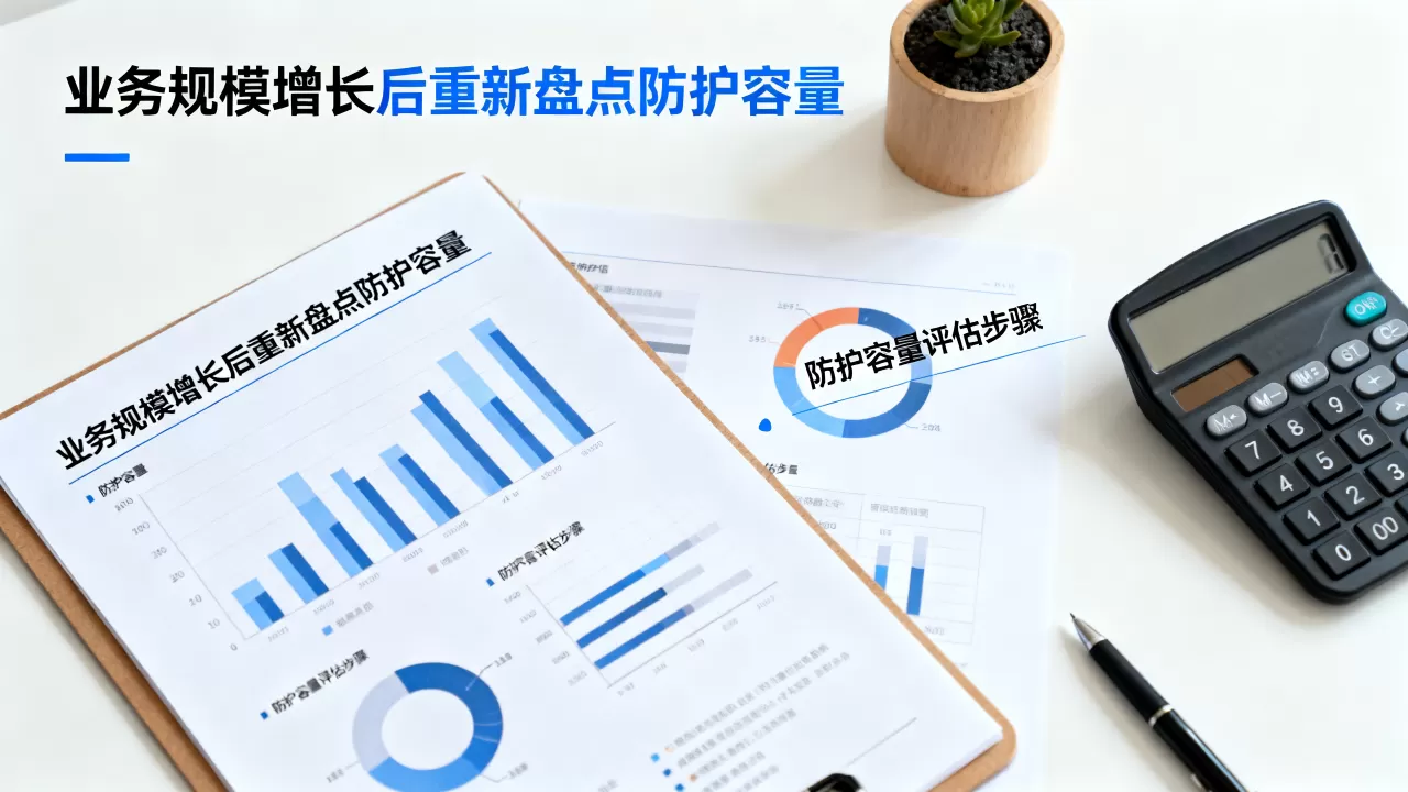 业务规模增长后如何重新盘点防护容量？，防护容量评估方法有哪些步骤？