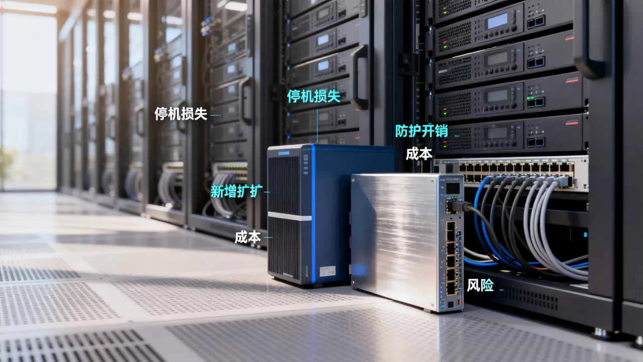 扩容决策先看停机损失还是防护开销？服务器扩容如何权衡成本与风险？
