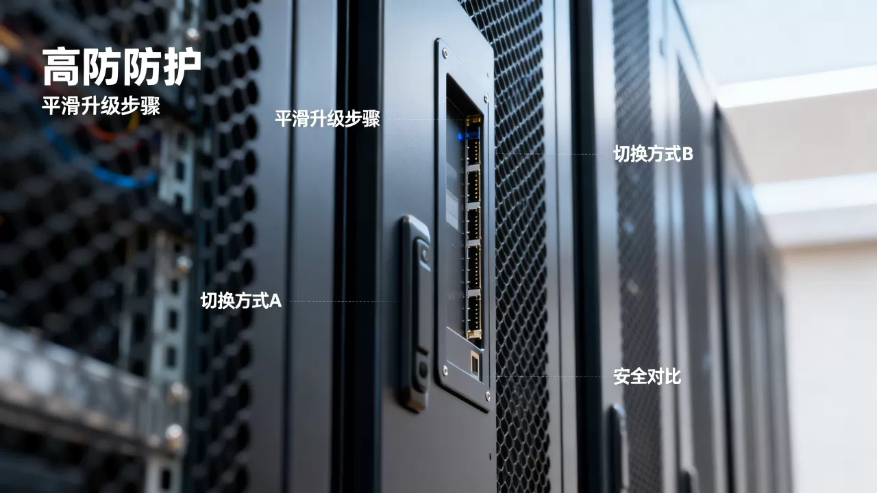 如何平滑升级高防防护能力?切换方式有哪些,哪种最安全 如何平滑升级高防防护能力?切换方式有哪些,哪种最安全