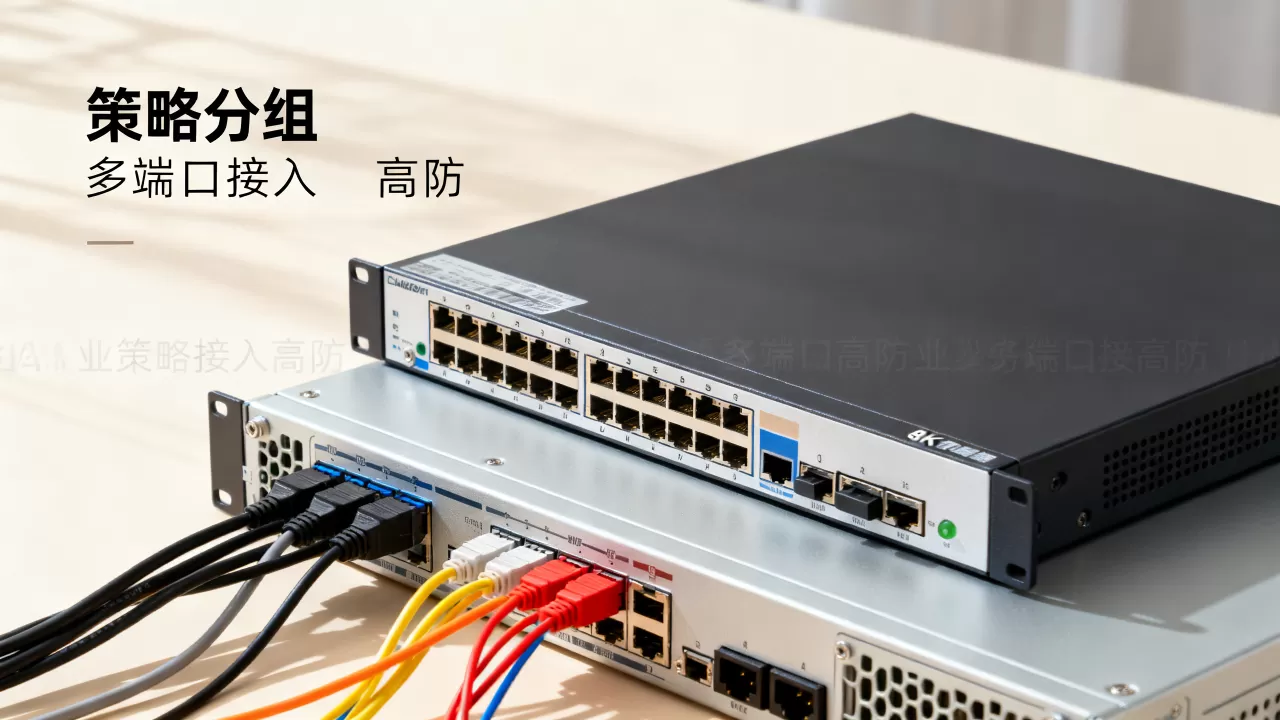 多端口业务接入高防时的策略分组方法