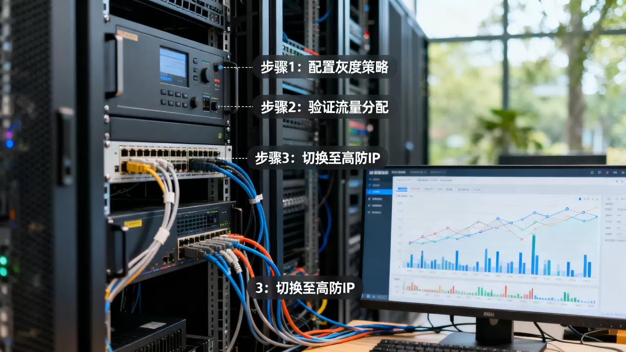 业务流量怎么灰度切换到高防,高防IP灰度切流操作步骤 业务流量怎么灰度切换到高防,高防IP灰度切流操作步骤