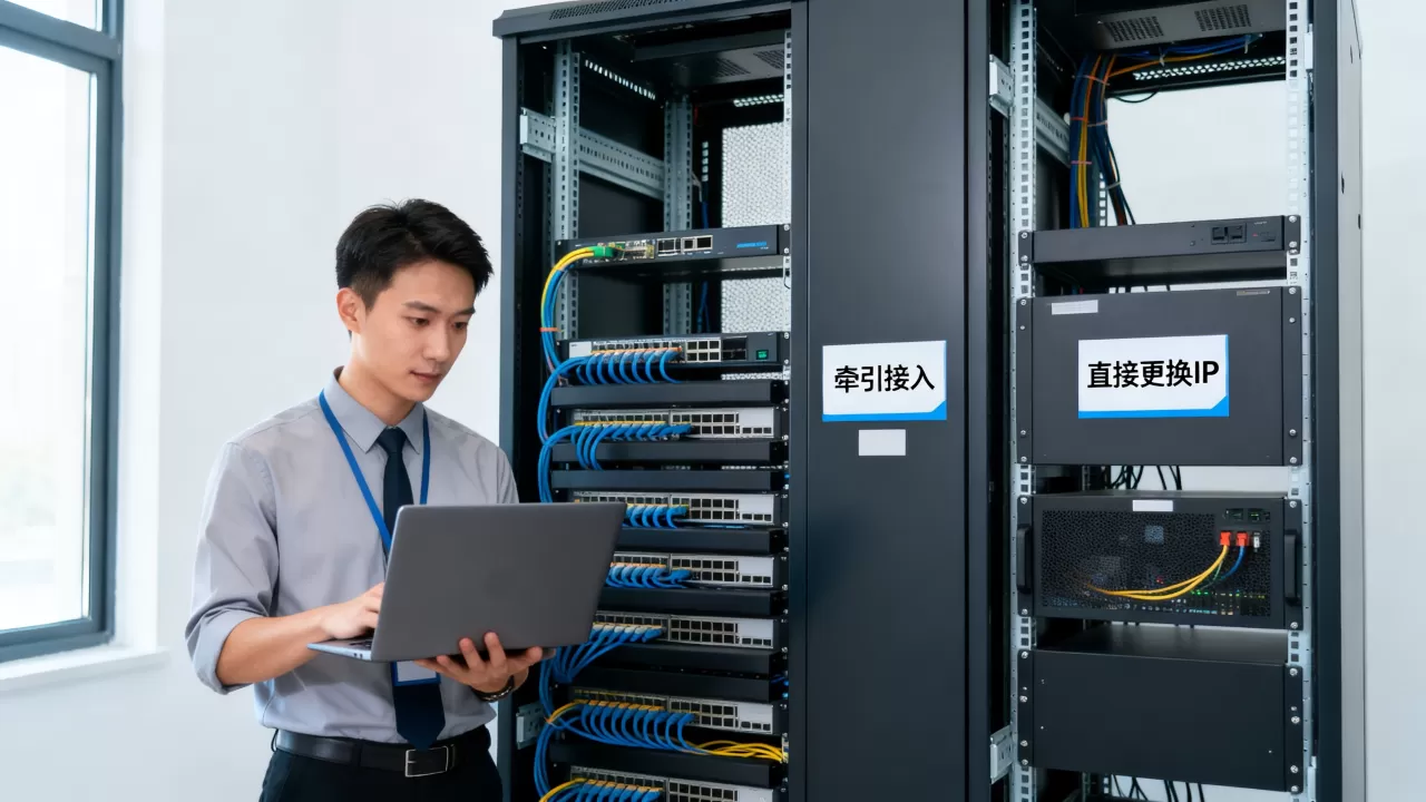 牵引和直接更换IP两种接入方式如何取舍，网站迁移时该选哪个更稳定？