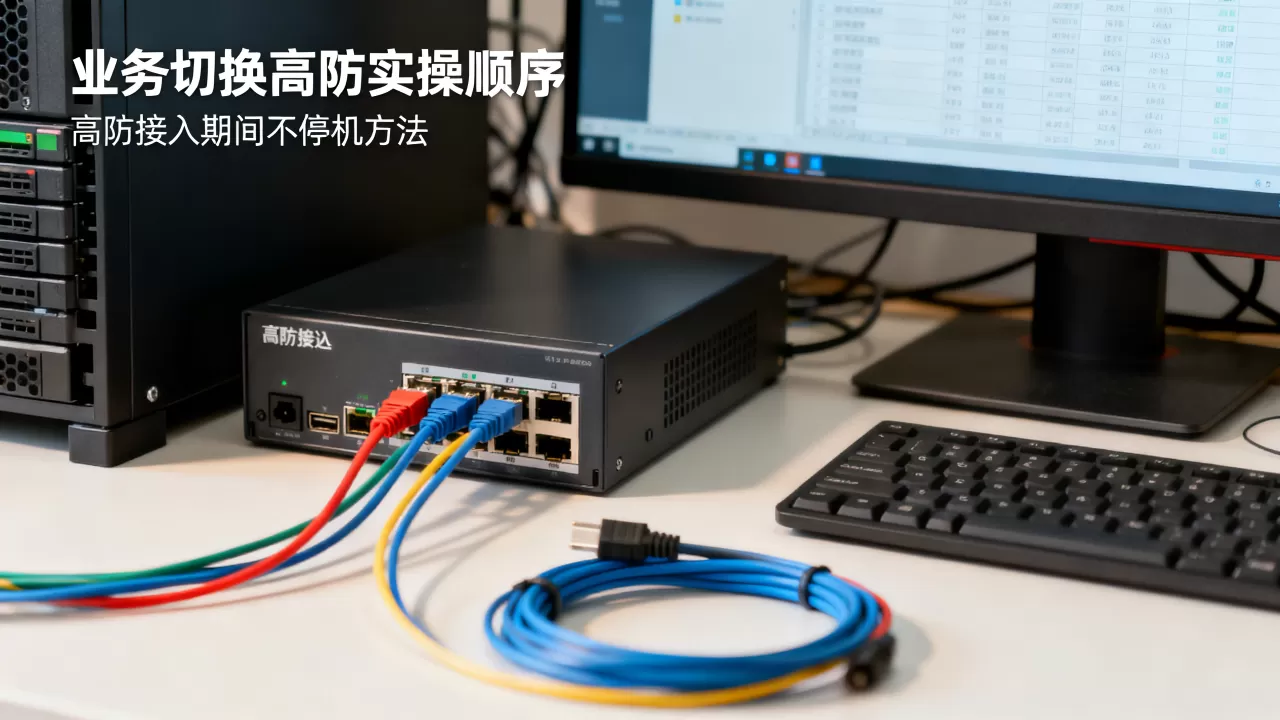 网站接入高防如何做到不停机?业务切换高防实操顺序,高防接入期间不停机方法 网站接入高防如何做到不停机?业务切换高防实操顺序,高防接入期间不停机方法