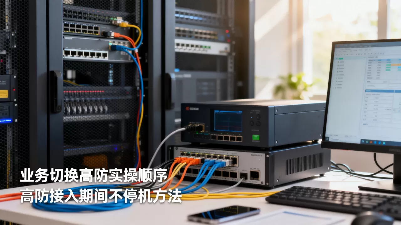 网站接入高防如何做到不停机?业务切换高防实操顺序,高防接入期间不停机方法 网站接入高防如何做到不停机?业务切换高防实操顺序,高防接入期间不停机方法