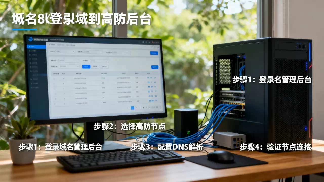 域名怎么牵引到高防节点?具体操作步骤与验证方法是什么 域名怎么牵引到高防节点?具体操作步骤与验证方法是什么