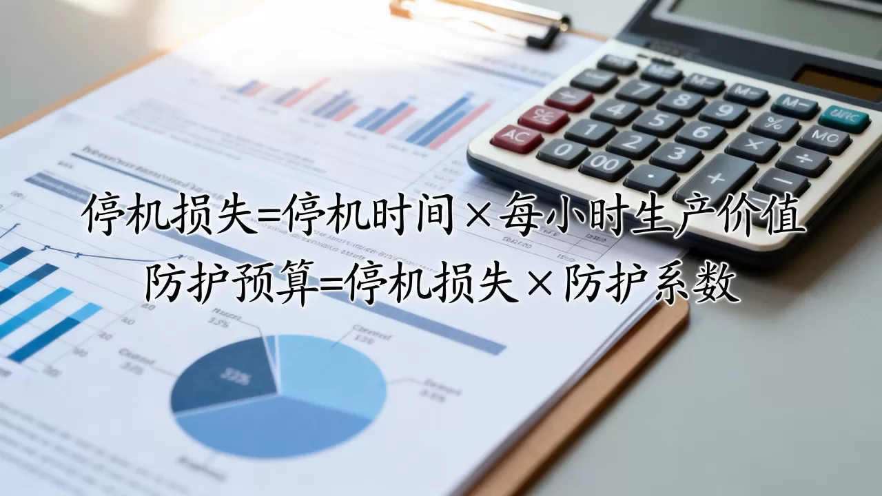 停机带来的损失怎么折算成防护预算？，停机损失预算怎么算