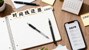 如何复盘时还原时间线？记录习惯有哪些技巧？