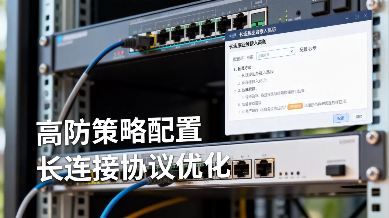 长连接业务接入高防如何配置?长连接高防配置注意事项 长连接业务接入高防如何配置?长连接高防配置注意事项