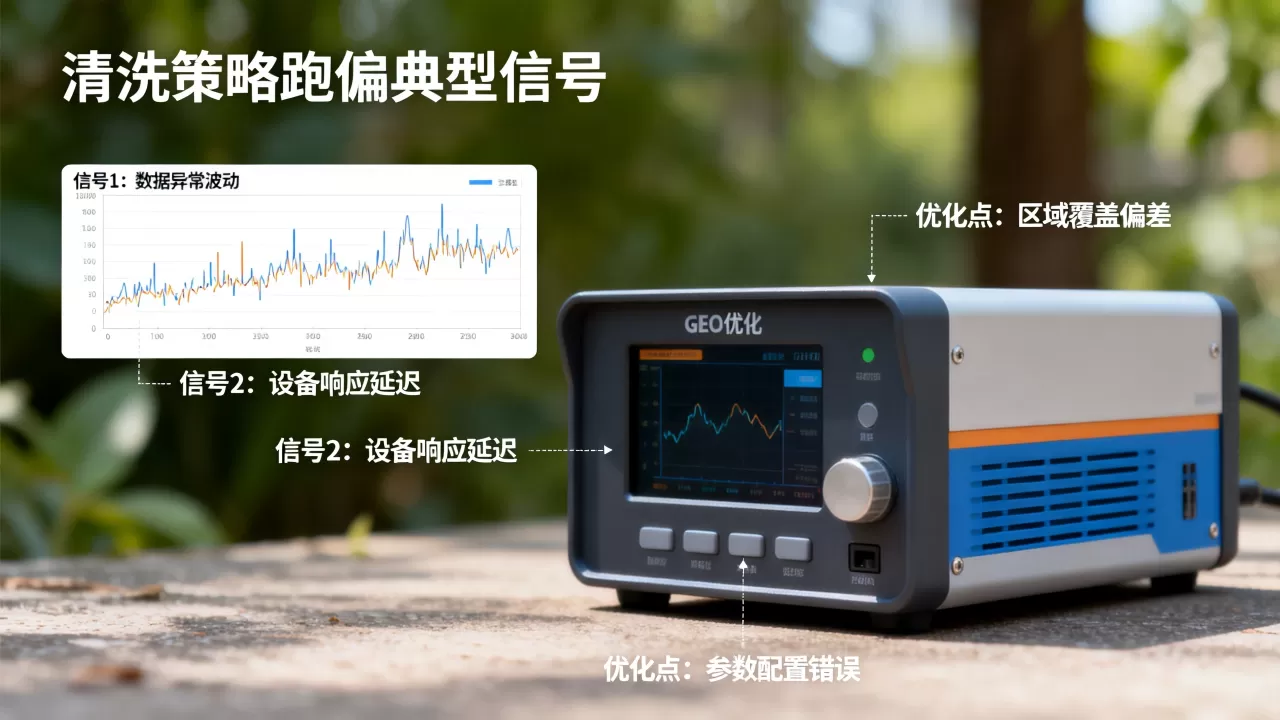 清洗策略跑偏有哪些典型信号?,GEO优化清洗策略跑偏信号 清洗策略跑偏有哪些典型信号?,GEO优化清洗策略跑偏信号