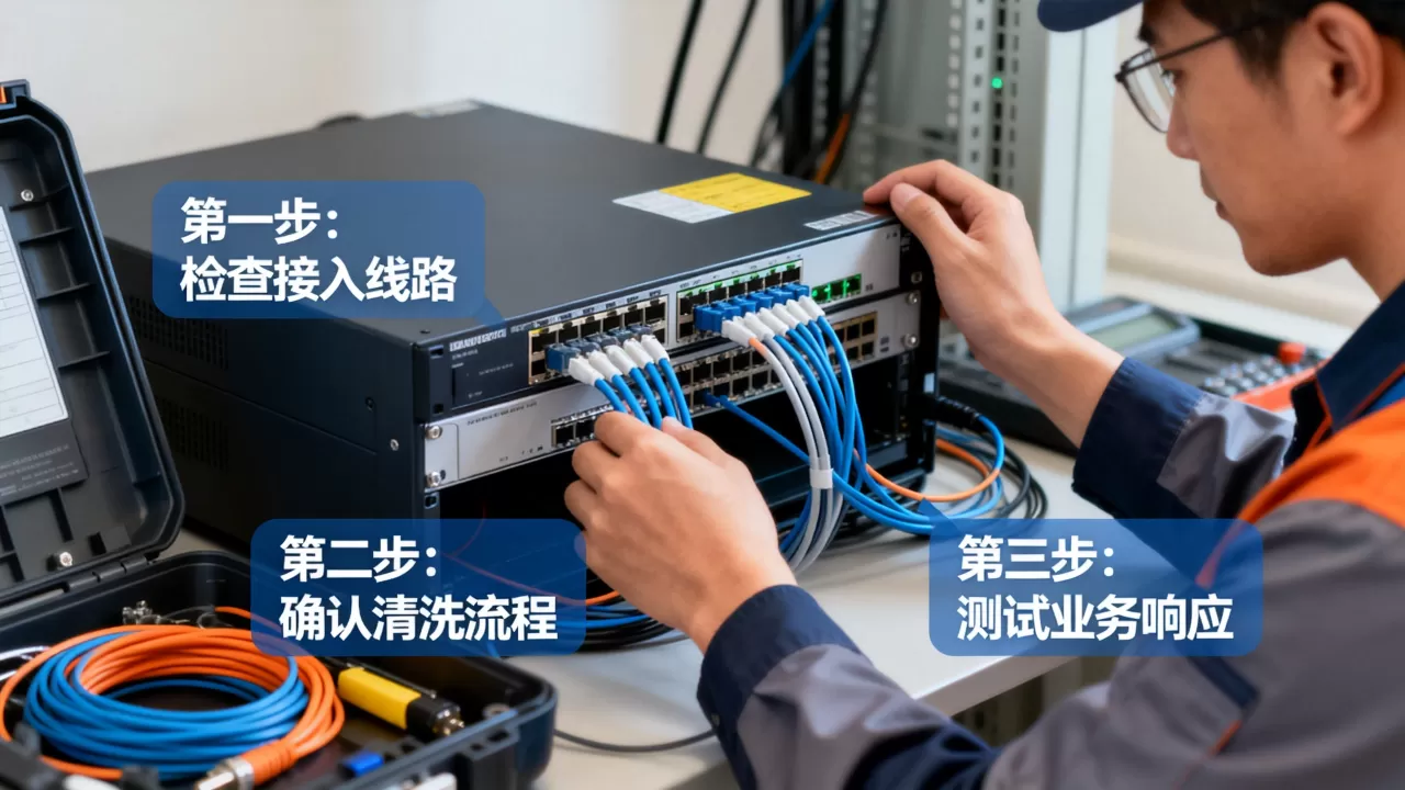 接入清洗后业务还是卡？先查这三个环节，问题出在哪？