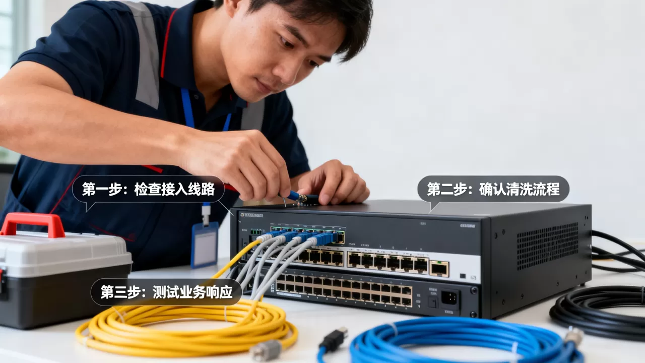 接入清洗后业务还是卡？先查这三个环节，问题出在哪？