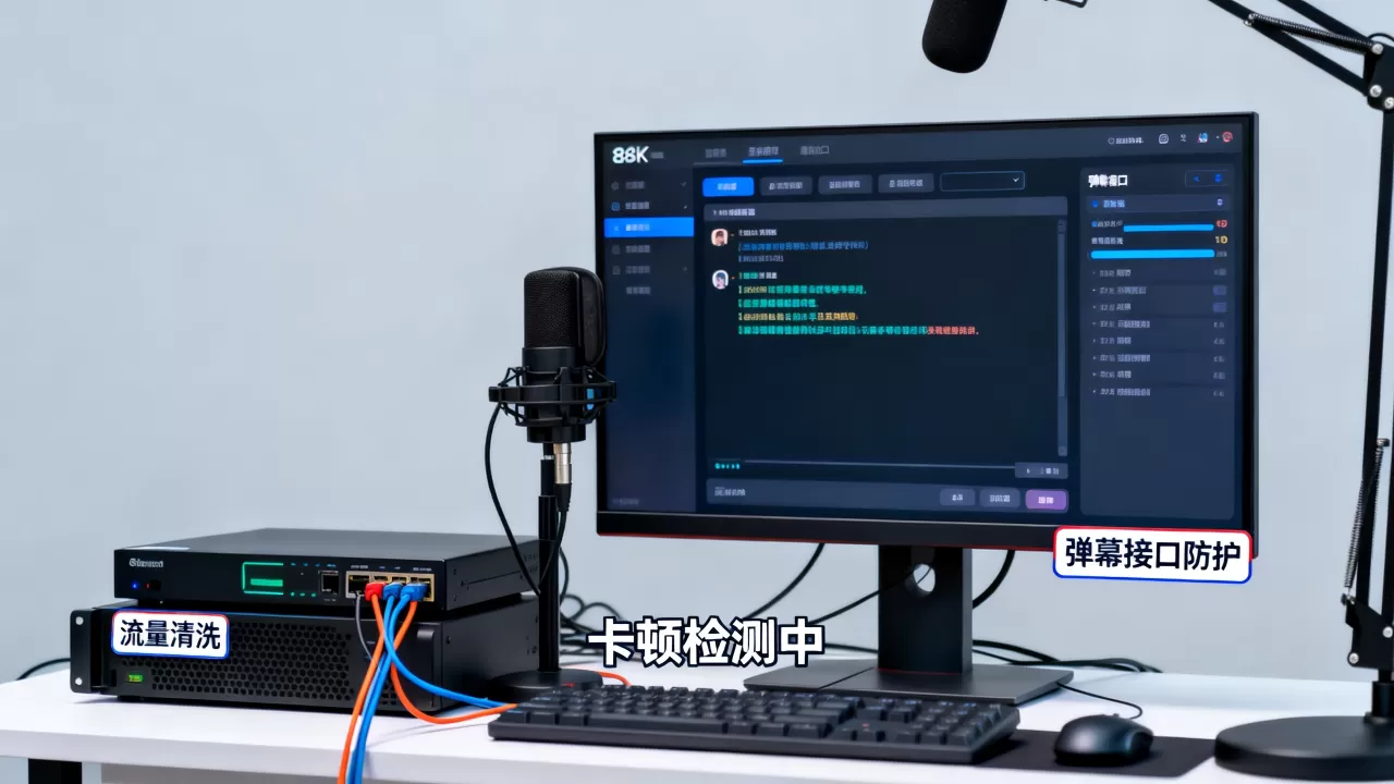 直播弹幕接口被刷导致互动卡顿怎么办，如何有效防护？