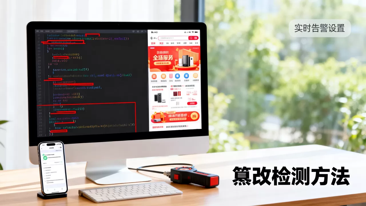 电商促销页面被篡改怎么设置实时告警？，网站被篡改检测方法