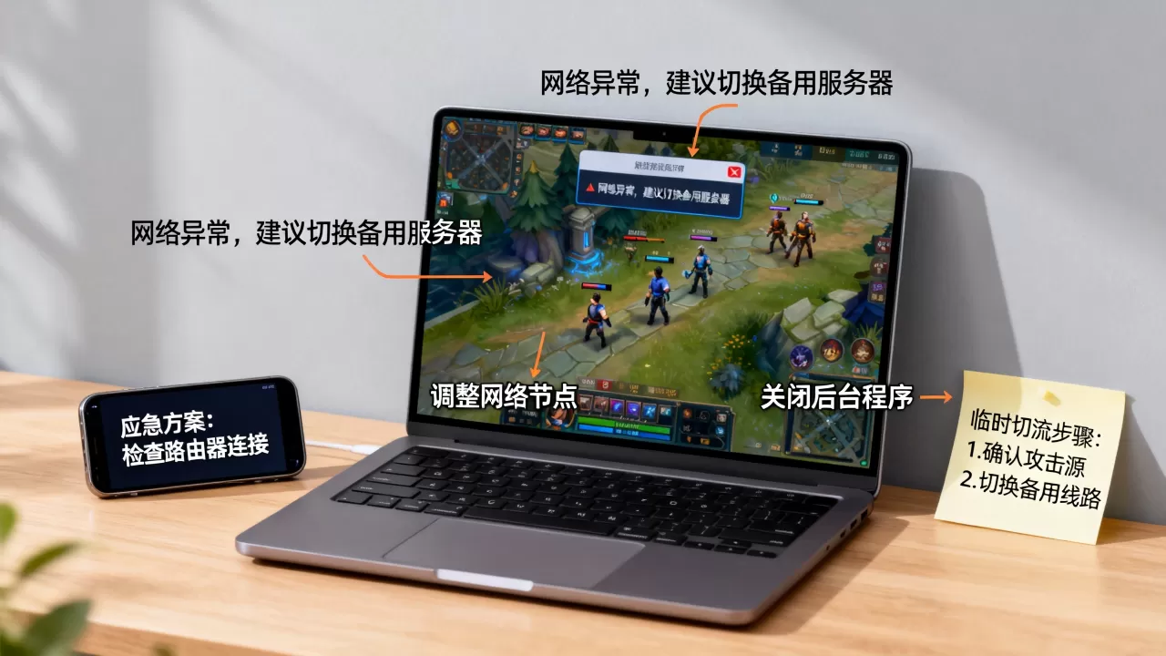 多人在线游戏被攻击时如何临时切流,有哪些应急方案? 多人在线游戏被攻击时如何临时切流,有哪些应急方案?