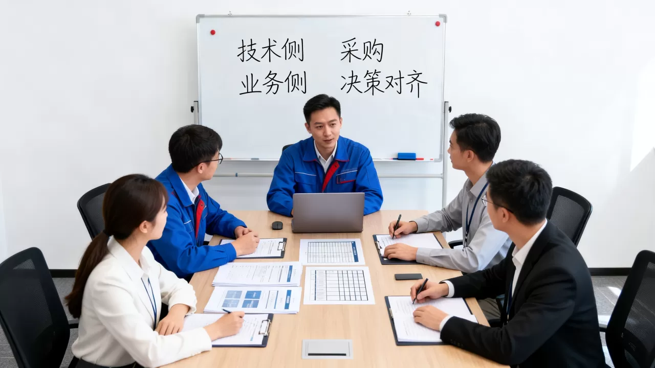 高防采购决策里，技术侧和业务侧怎么对齐