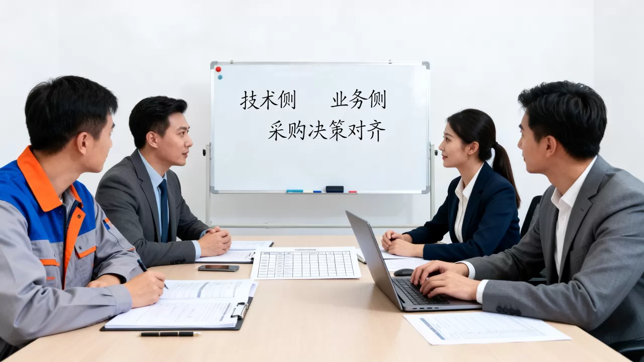 高防采购决策里，技术侧和业务侧怎么对齐