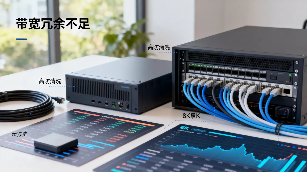 带宽冗余不足时高防清洗会打折扣 带宽冗余不足时高防清洗会打折扣