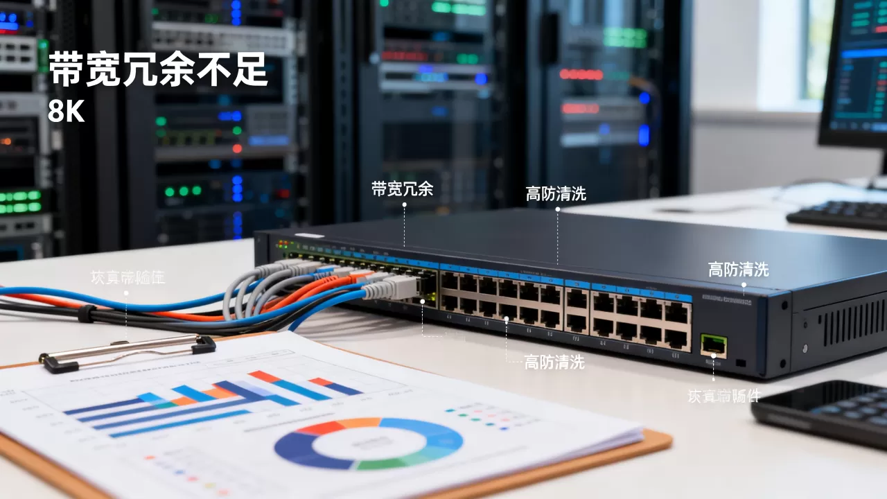 带宽冗余不足时高防清洗会打折扣 带宽冗余不足时高防清洗会打折扣