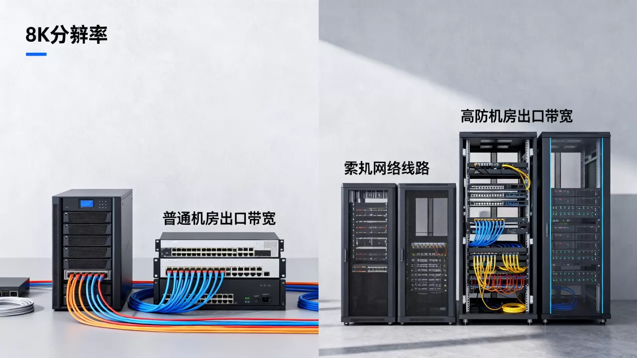 普通机房与高防机房的出口带宽差在哪，高防机房带宽和普通机房有什么区别