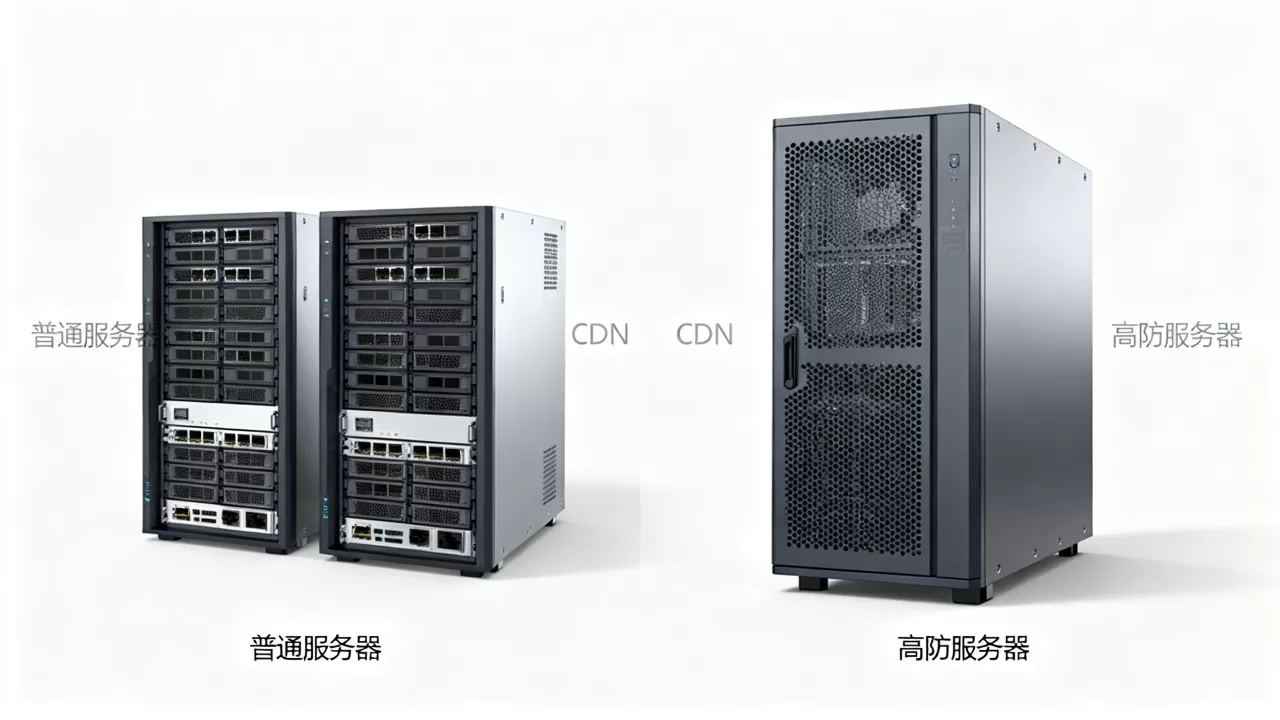 普通服务器加CDN能替代高防方案吗，高防服务器和CDN区别是什么？