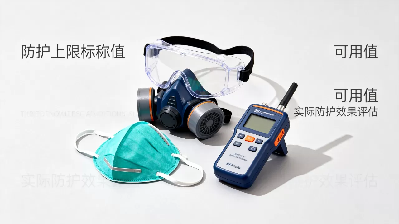 防护上限的标称值与可用值差别在哪，实际防护效果如何评估