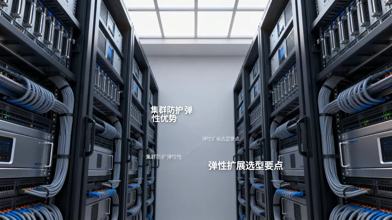 集群防护的弹性优势适合哪类业务形态，弹性扩展怎么选型？