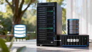 备份策略里全量快照与增量备份如何组合