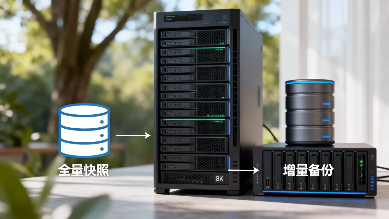 备份策略里全量快照与增量备份如何组合 备份策略里全量快照与增量备份如何组合