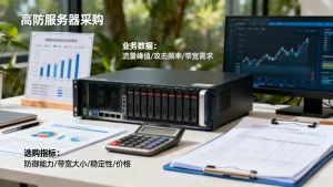 采购高防服务器前该准备哪些业务数据，高防服务器选购要参考什么指标？