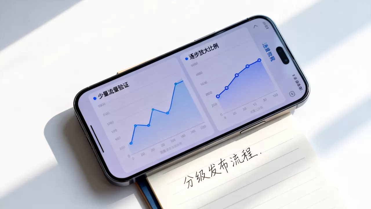 分级发布先放少量流量验证再逐步放大比例 分级发布先放少量流量验证再逐步放大比例