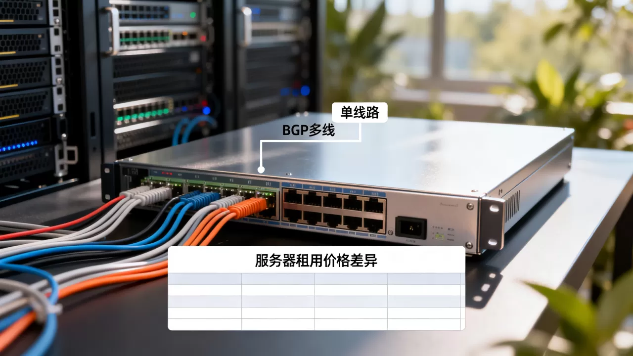 单线路与BGP多线的报价分别包含哪些内容，服务器租用价格差异大吗