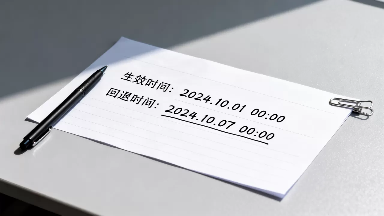 带宽调整的工单里要写清生效时间与回退