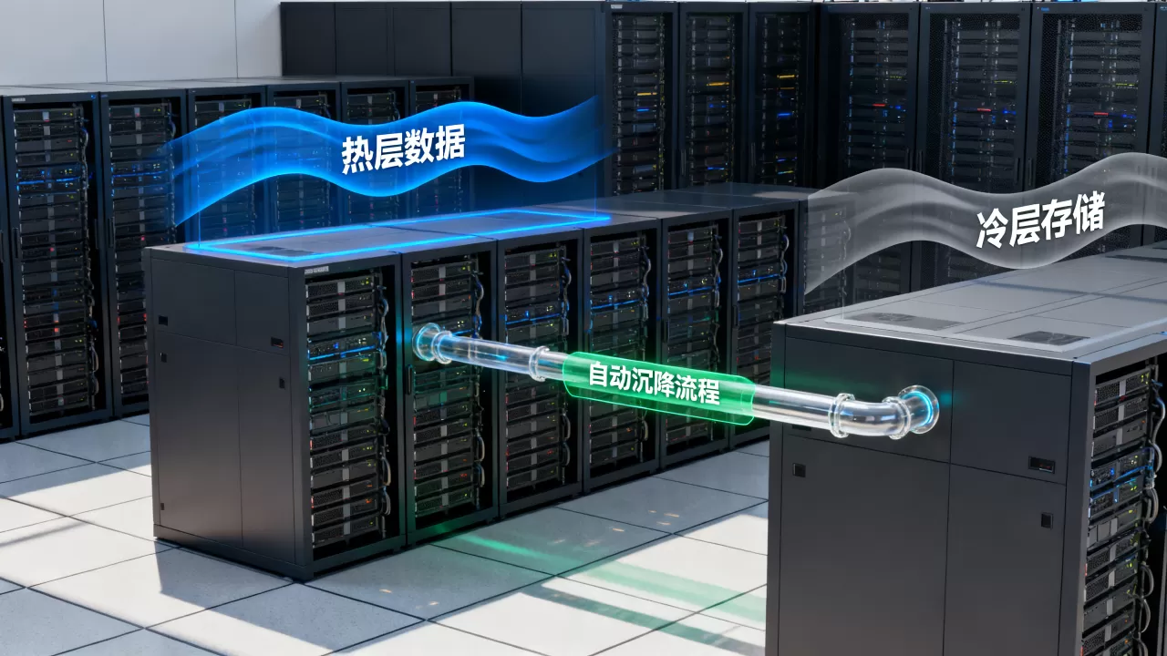生命周期管理如何自动把数据从热层沉降到冷层,数据冷却机制是什么? 生命周期管理如何自动把数据从热层沉降到冷层,数据冷却机制是什么?