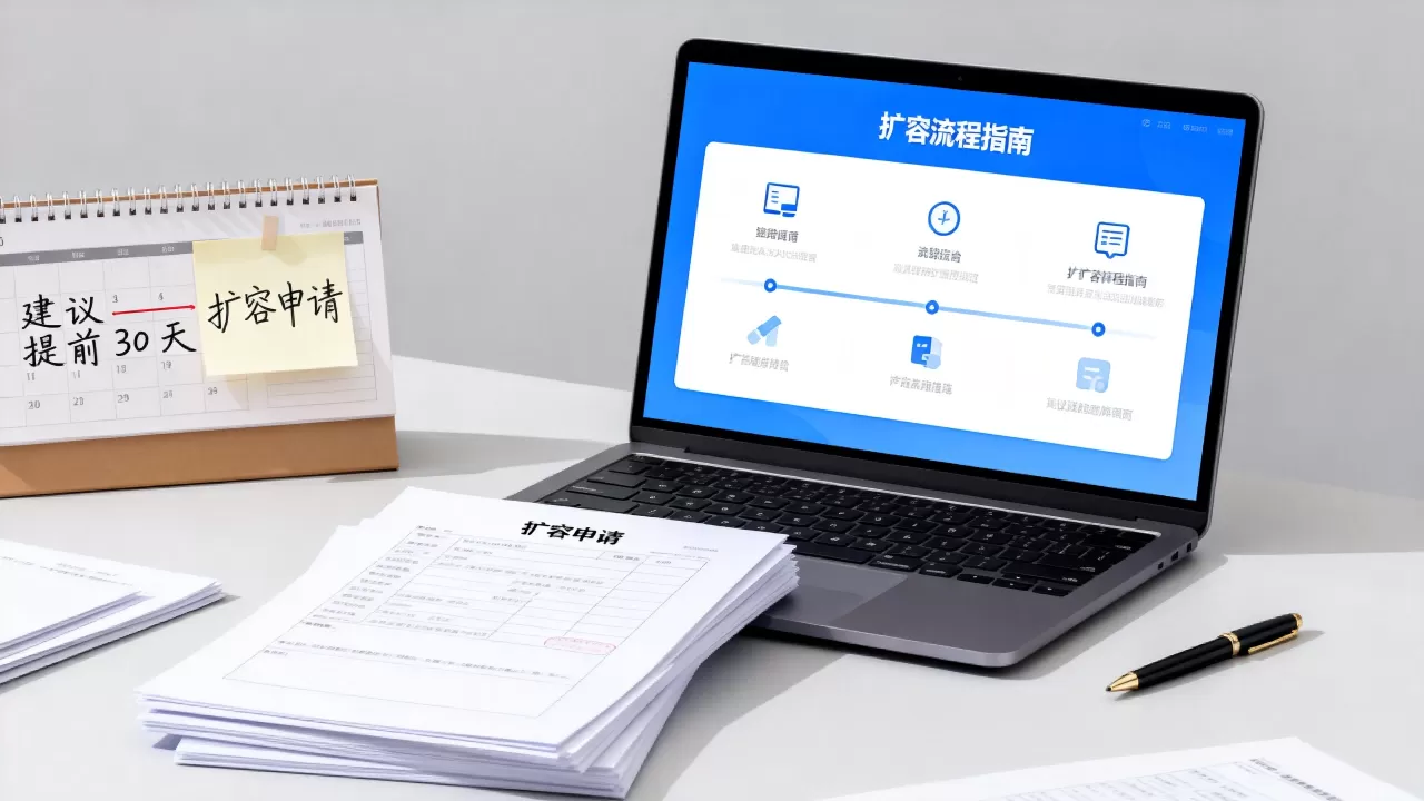 扩容申请一般提前多久提比较从容?提前多久申请扩容合适? 扩容申请一般提前多久提比较从容?提前多久申请扩容合适?