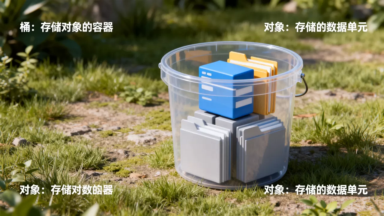 对象存储中的桶和对象分别代表什么含义 对象存储中的桶和对象分别代表什么含义