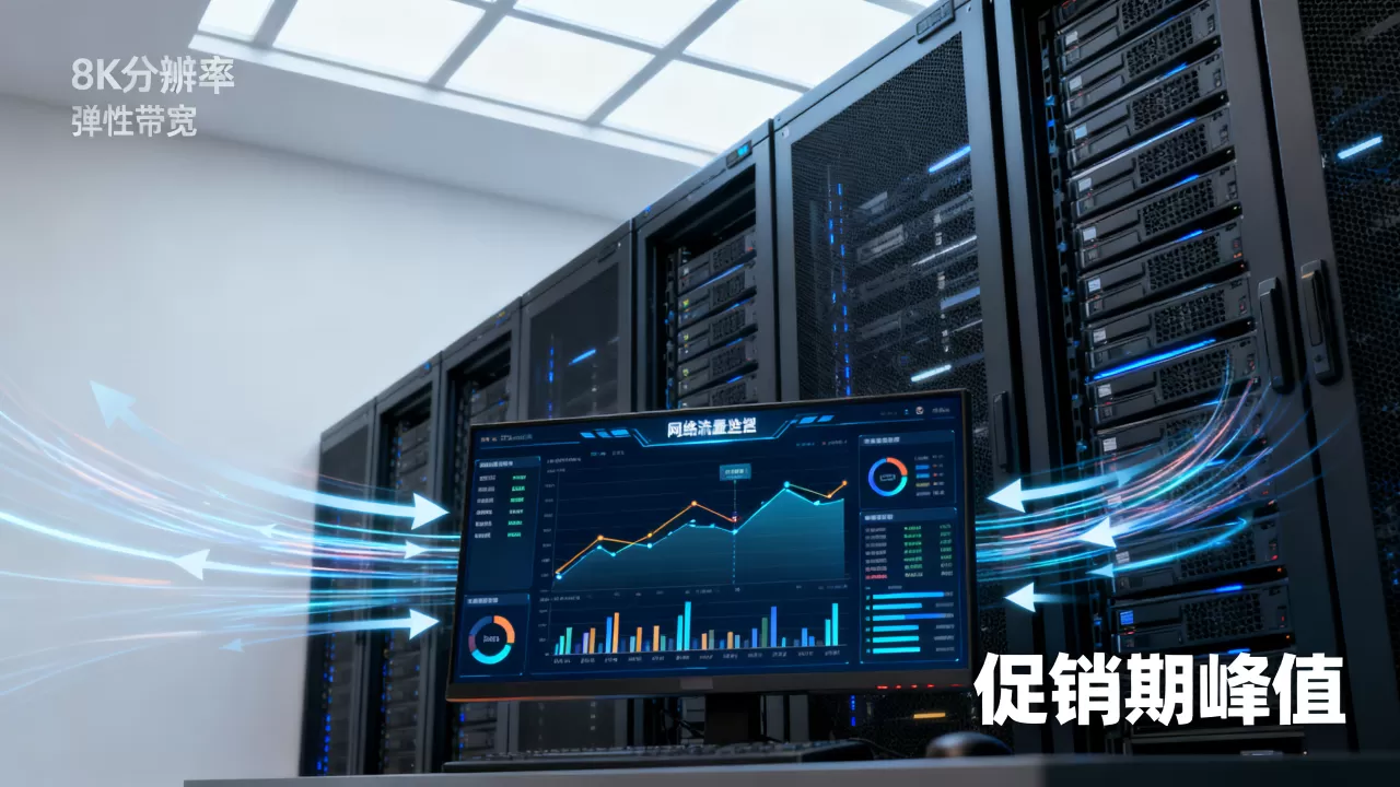 弹性带宽在促销期怎样帮业务扛住峰值，服务器带宽不够怎么办