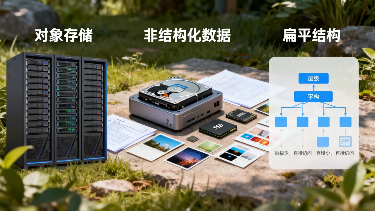 对象存储如何用扁平结构管理海量非结构化数据?,什么是对象存储扁平结构 对象存储如何用扁平结构管理海量非结构化数据?,什么是对象存储扁平结构