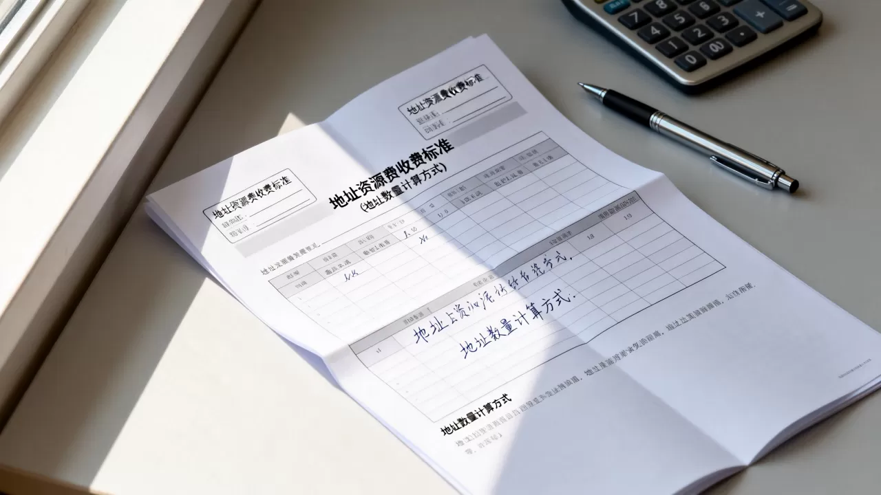 地址资源费是不是只按地址数量来收取费用,收费标准是什么 地址资源费是不是只按地址数量来收取费用,收费标准是什么
