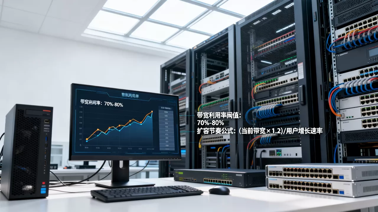 带宽利用率到什么程度再扩容,扩容节奏怎么定? 带宽利用率到什么程度再扩容,扩容节奏怎么定?