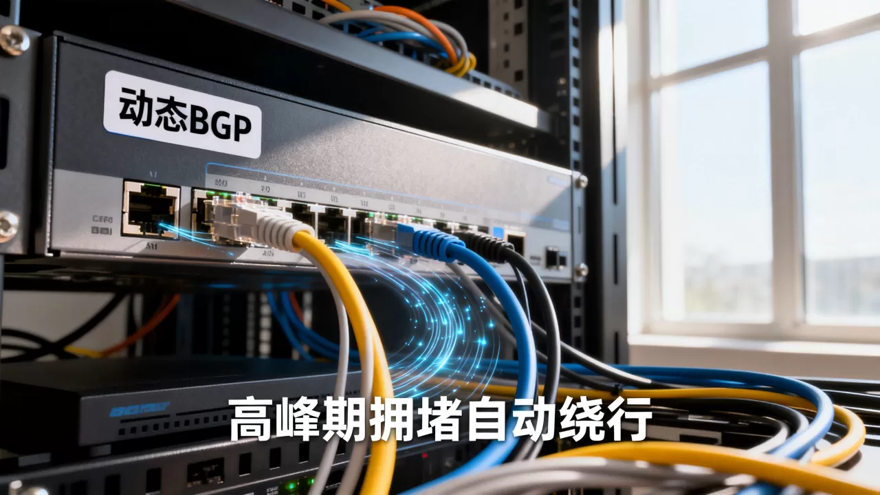 高峰期线路拥堵时动态BGP自动绕行吗,动态BGP如何自动绕行? 高峰期线路拥堵时动态BGP自动绕行吗,动态BGP如何自动绕行?