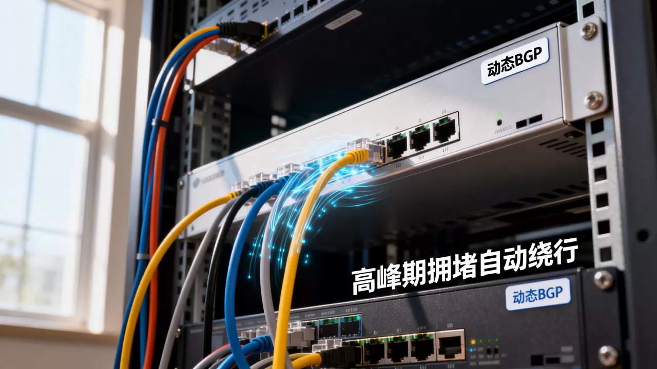 高峰期线路拥堵时动态BGP自动绕行吗,动态BGP如何自动绕行? 高峰期线路拥堵时动态BGP自动绕行吗,动态BGP如何自动绕行?