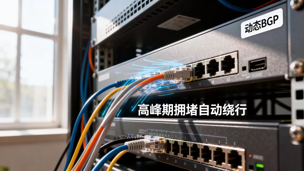 高峰期线路拥堵时动态BGP自动绕行吗,动态BGP如何自动绕行? 高峰期线路拥堵时动态BGP自动绕行吗,动态BGP如何自动绕行?
