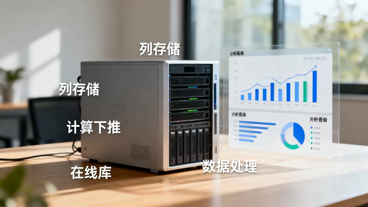 分析报表业务把计算下推到列存能减轻在线库负担吗，列存储适合分析查询吗
