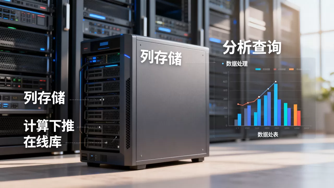 分析报表业务把计算下推到列存能减轻在线库负担吗，列存储适合分析查询吗