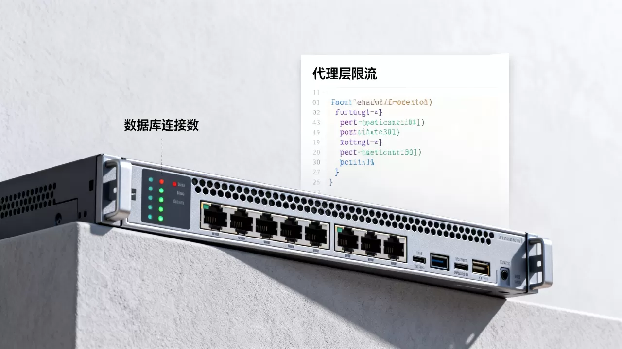 数据库连接数被打满怎么办，代理层限流收敛方案
